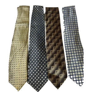 Vintage Roberto Villini Collezione Hand Made Silk Tie Bundle